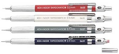 Koh-I-Noor 0.7mm Rapidomatic Mechanical Pencil